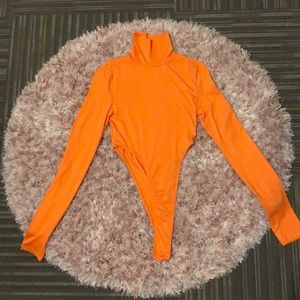 HIGH RISE ORANGE BODYSUIT